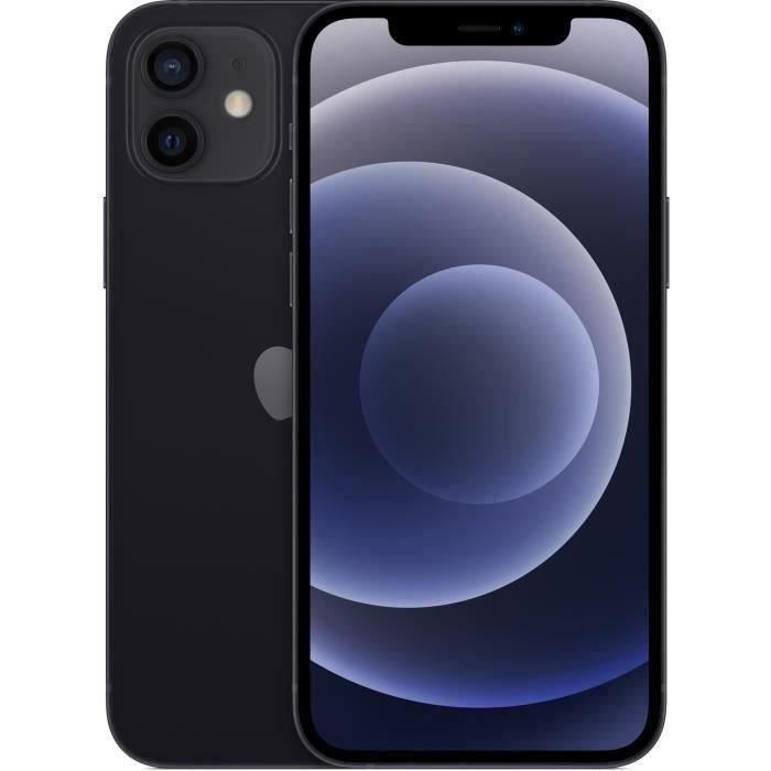APPLE iPhone 12 64Go Noir - Reconditionné - Etat correct