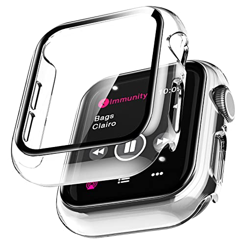 LϟK 2 Pièces Coque + Protection Écran pour Apple Watch