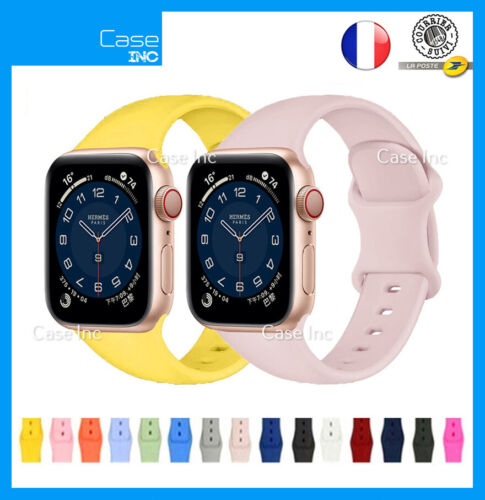 Bracelet Silicone Sport pour Apple Watch 38 40 41 42